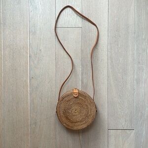 Raffia Round Bag